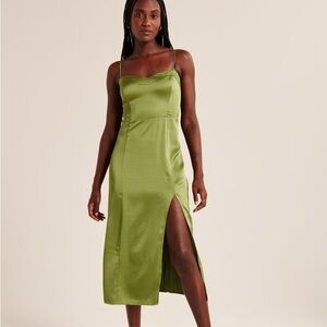 Abercrombie satin Camille dress- tall sizing